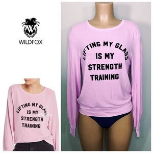 New. WILDFOX pink beach jumper. XS. Retails $98